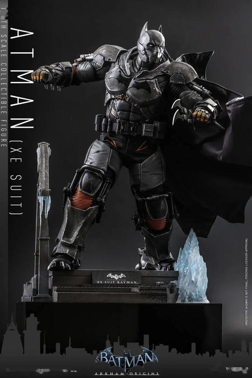 hottoys热能装甲蝙蝠侠,打倒急冻人